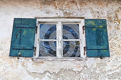Old rustic window Stock Photo