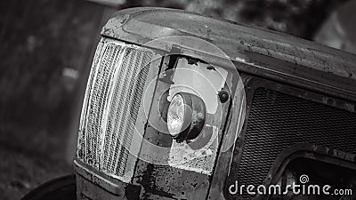 Old Rusty Abandoned Forgotten Cars Stock Photo