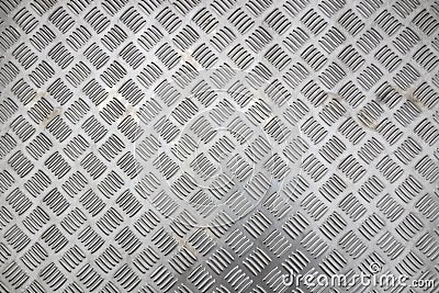 Old rusty checker plate floor texture background Stock Photo