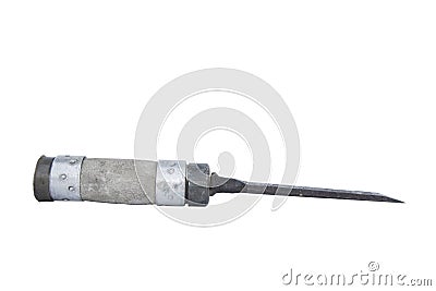 Old and rusty chisel Stock Photo