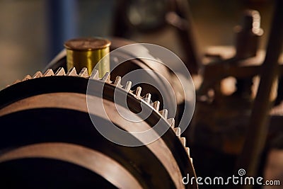 Old Rusty Cogwheels Stock Photo