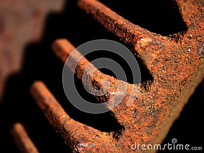 Old rusty gear. Detail II Stock Photo