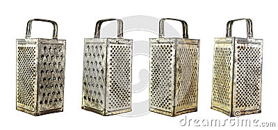 Old rusty grater Stock Photo
