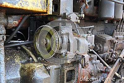 Old rusty mechanism Stock Photo