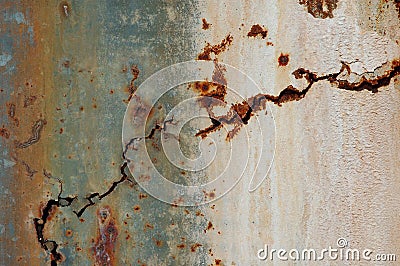 Old Rusty Metal Surface Stock Photo