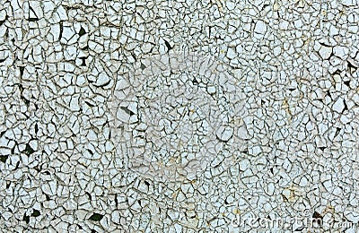 Old rusty metal texture. Peeling painted green surface. Grunge background with damaged paint. Abstract banner. Copy Stock Photo