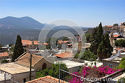 Old Safed, Upper Galilee, Israel Stock Photo