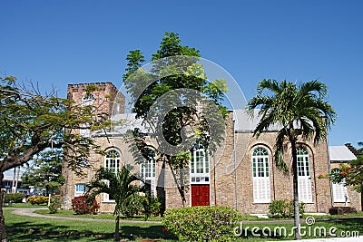 Old Anglican Church in Belize Stock Photo