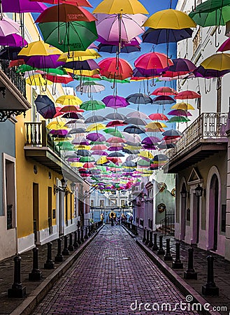 Old San Juan, Puerto Rico Editorial Stock Photo