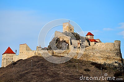 Old Saxon fortress Rupea, Romania Stock Photo