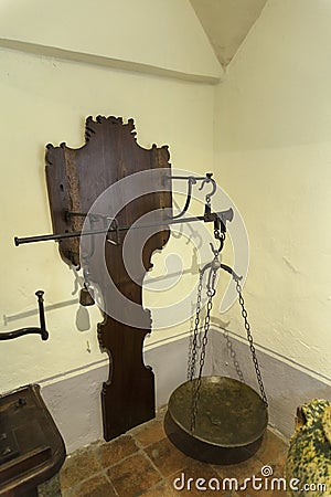 Old scale Stock Photo