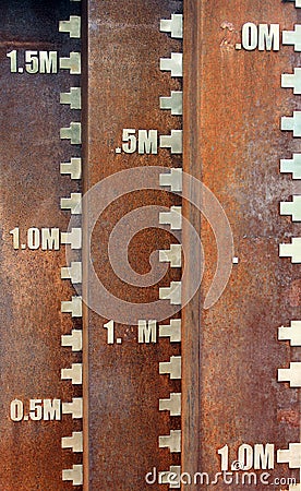 Old scaleplate Stock Photo