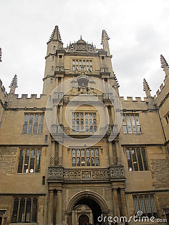 Old School quadrangle in Oxford Stock Photo