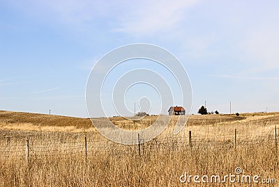 Old Schoolhouse Stock Photo