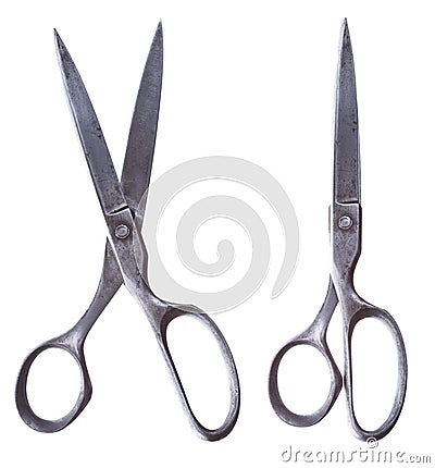 Old scissors Stock Photo