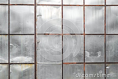 Old scratch metal sheet wall texture Stock Photo