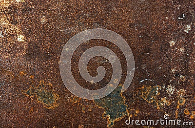 Old shabby rusty metal texture, background or wallpaper Stock Photo