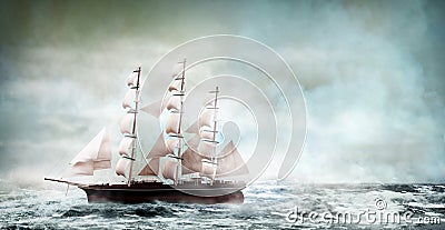 Old ship Stock Photo