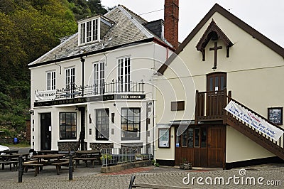 The Old Ship Aground Inn Editorial Stock Photo