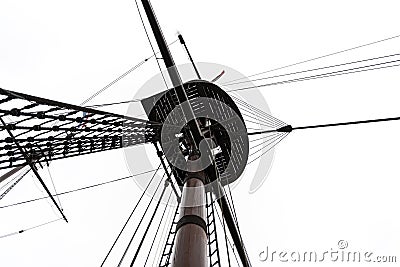 Old ship details Stock Photo
