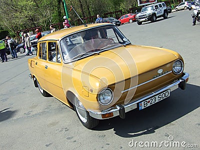 Old skoda Editorial Stock Photo