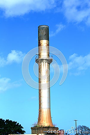 Old smokestack Stock Photo