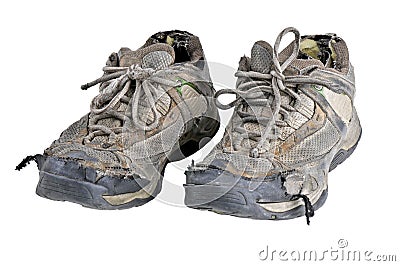 Old Sneakers Stock Photo