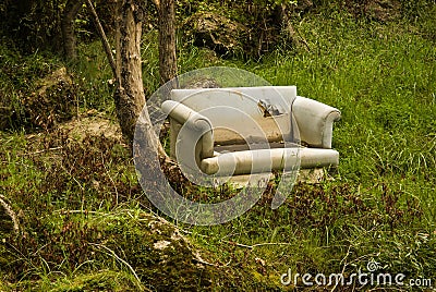 Old Sofa Stock Photo