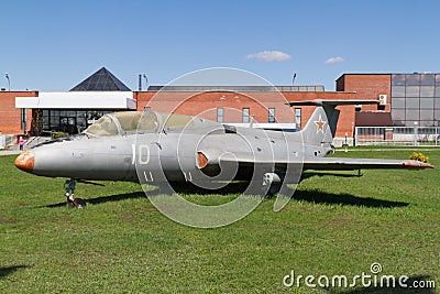 Old Soviet military plane. Editorial Stock Photo