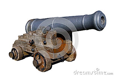 Old spanish cannon Stock Photo