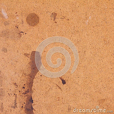 Old stained fiberboard texture Stock Photo