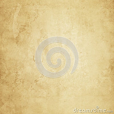 Old stained and yellowed paper texture. Stock Photo