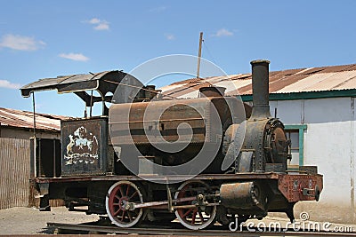 Old Steam locomotive Stock Photo