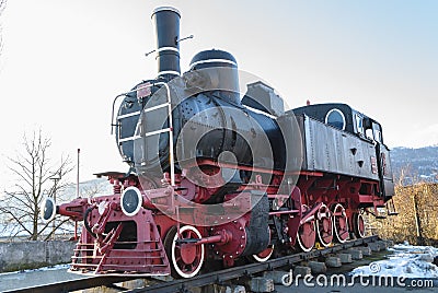 Old steam locomotive Editorial Stock Photo