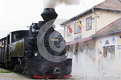 Old Steam Locomotive Editorial Stock Photo