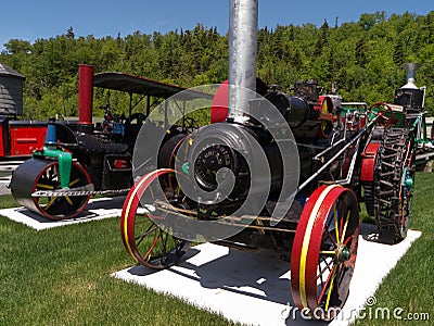 Old Steam Powered Equipment Editorial Stock Photo