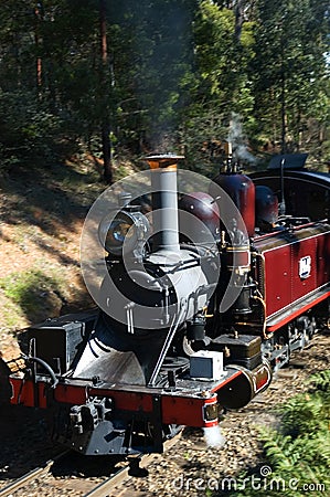 Old steam train Editorial Stock Photo