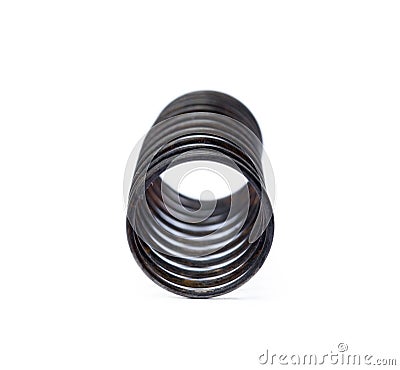 Old steel spring Stock Photo