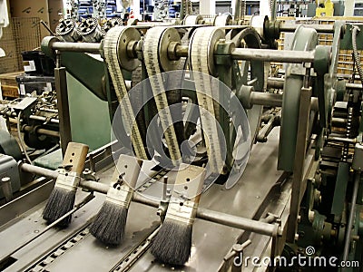 Old stitcher Stock Photo