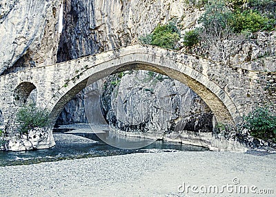 Old stone bridge Stock Photo