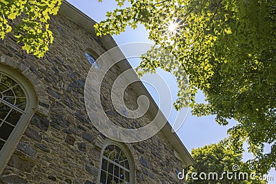 Old Stone Church Near Beaverton, Ontario 3 Editorial Stock Photo