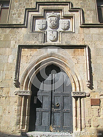 Old Stone Fort Dorway Stock Photo