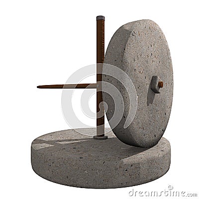 Old stone mill Stock Photo