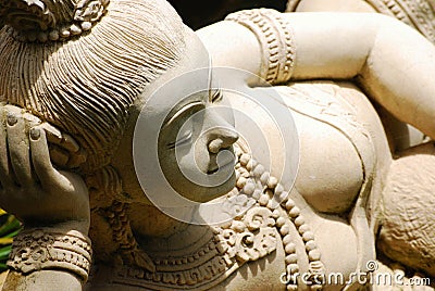 Old stone statue Stock Photo