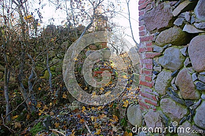 Old stone wall Stock Photo