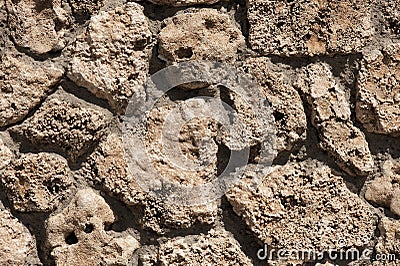 Old stone wall Stock Photo