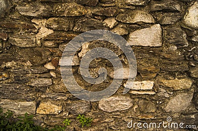 Old stone wall Stock Photo