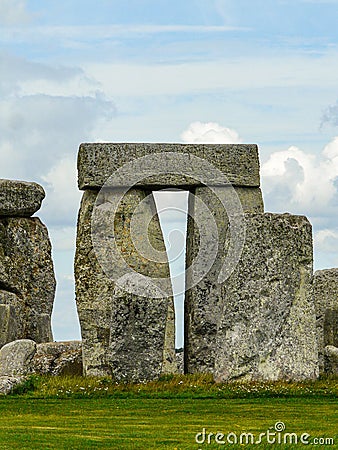 Old stones of the Stonehenge circle Stock Photo