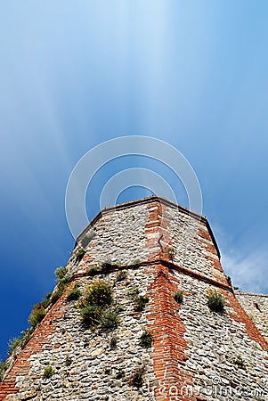 Old stones tower Stock Photo