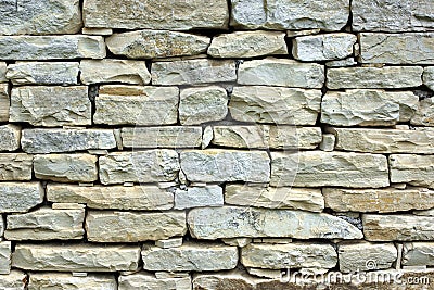 Old Stonework Wall Stock Photo